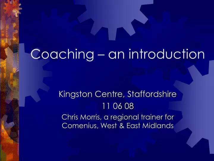 coaching an introduction