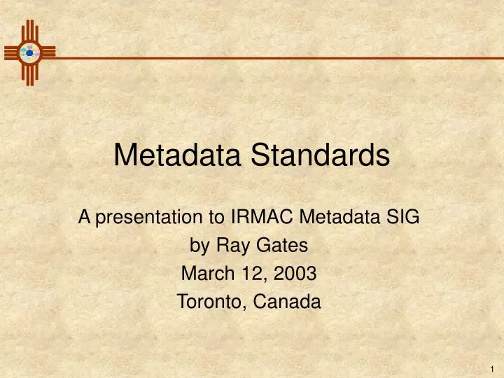 metadata standards