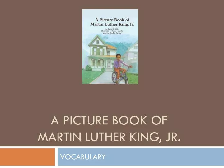 a picture book of martin luther king jr