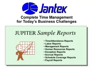 JUPITER Sample Reports