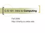PPT - Intro to C++ PowerPoint Presentation, free download - ID:3785075