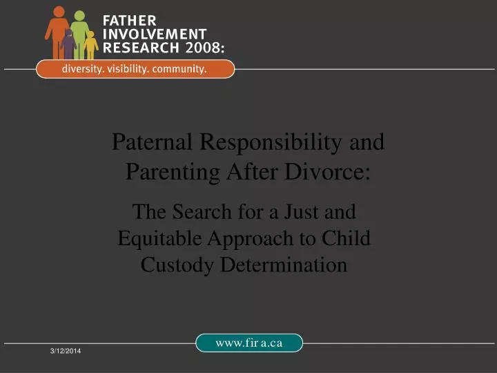 paternal responsibility and parenting after divorce