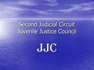 Second Judicial Circuit Juvenile Justice Council