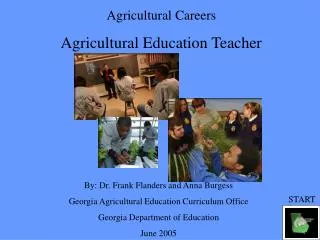 Agricultural Careers Agricultural Education Teacher