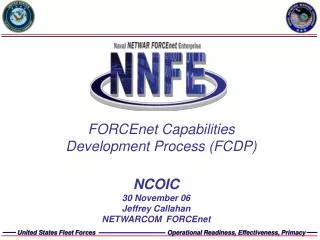 FORCEnet Capabilities Development Process (FCDP)