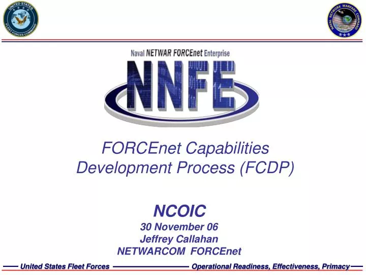 forcenet capabilities development process fcdp