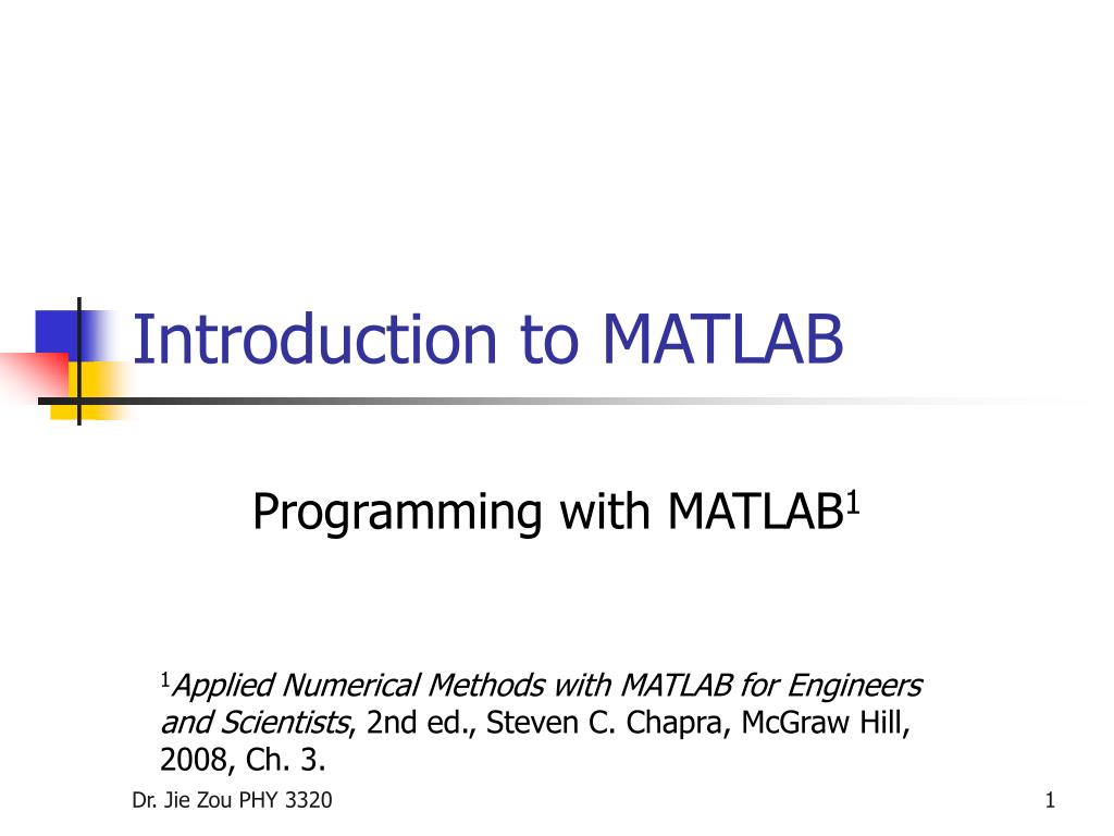 PPT - Introduction to MATLAB PowerPoint Presentation, free download ...