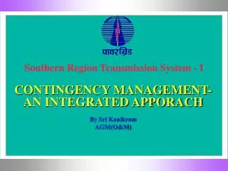 Southern Region Transmission System - I