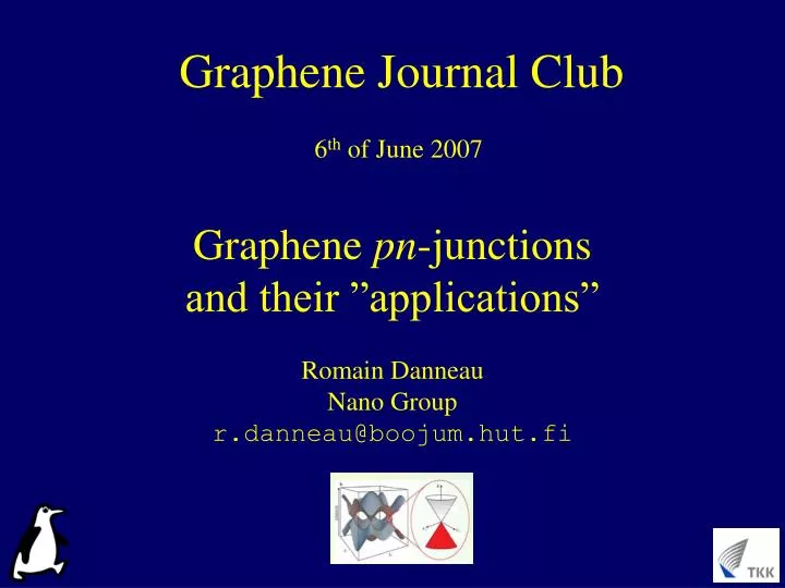 graphene pn junctions and their applications