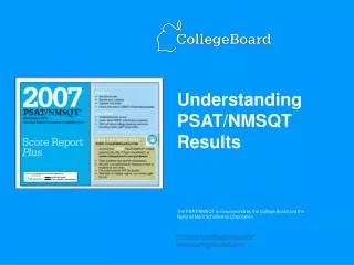 Understanding PSAT/NMSQT Results