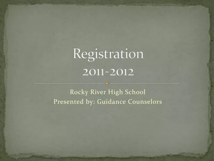 registration 2011 2012