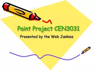 Paint Project CEN3031