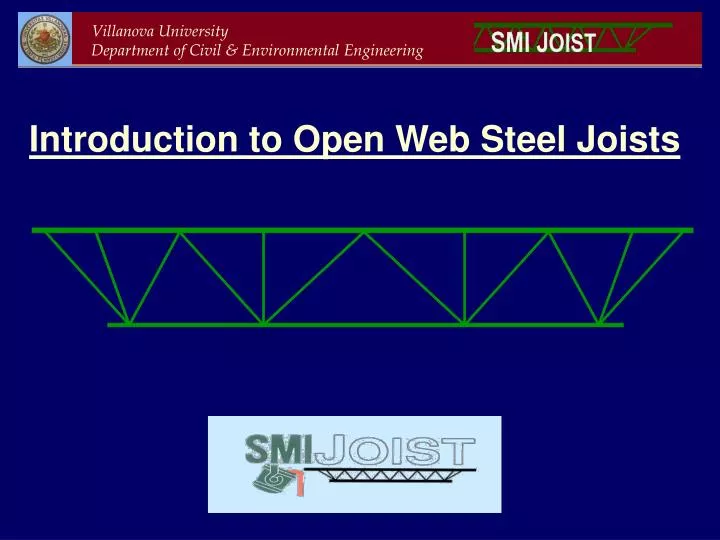 introduction to open web steel joists