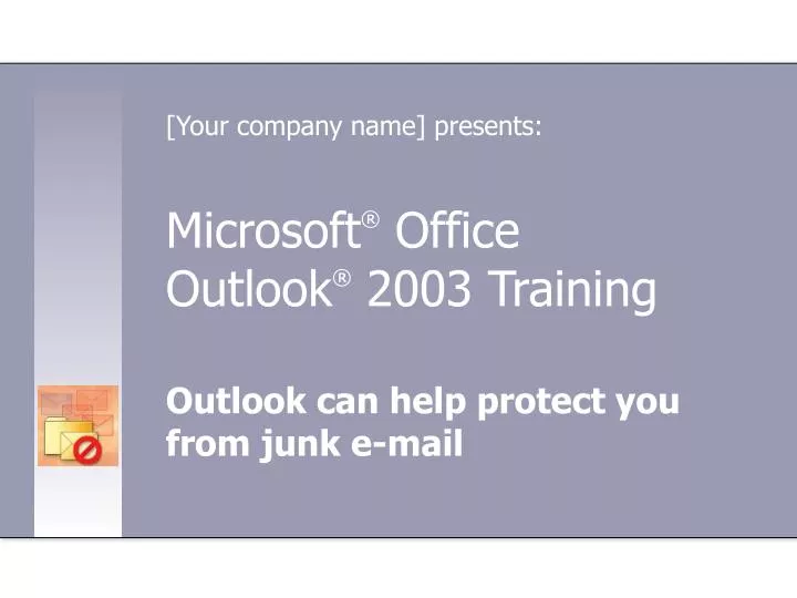 microsoft office outlook 2003 training