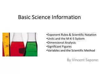 Basic Science Information