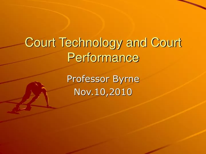court technology and court performance