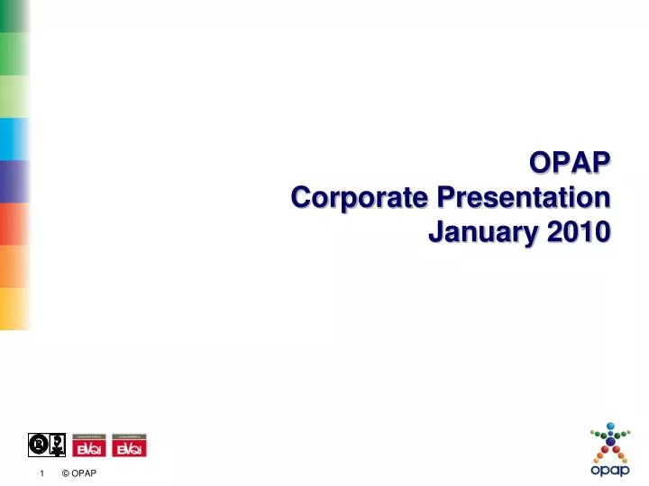 opap corporate presentation january 2010