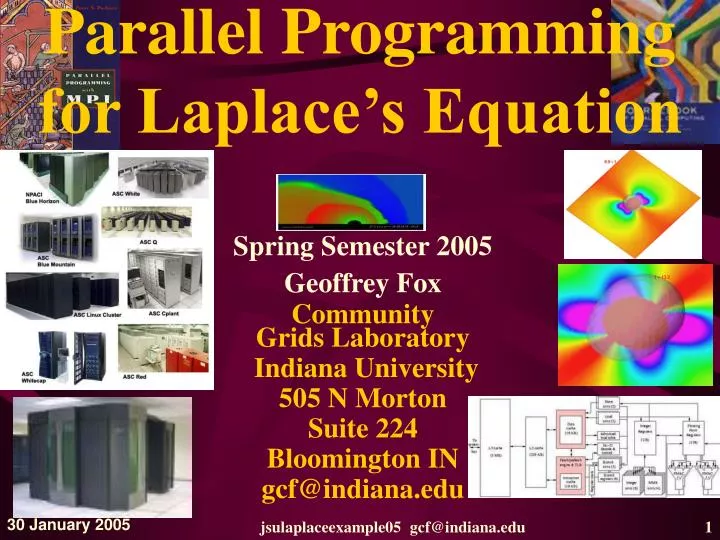 parallel programming for laplace s equation