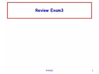 Review Exam3