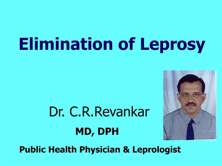 elimination of leprosy
