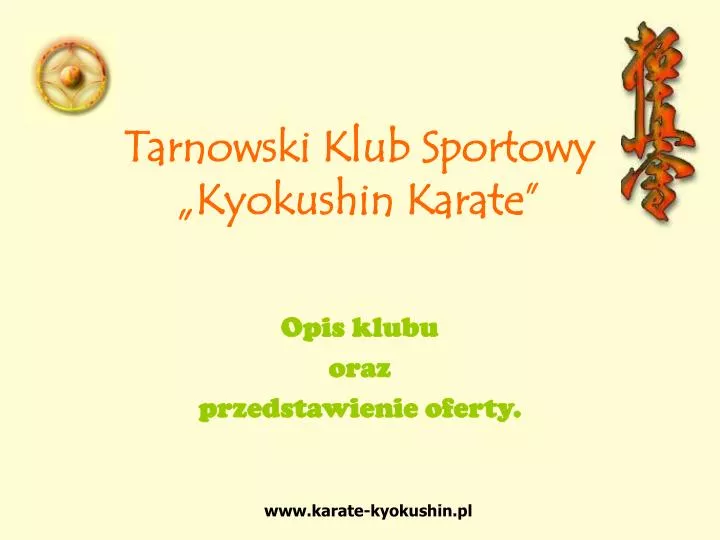 tarnowski klub sportowy kyokushin karate