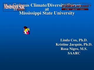 Campus Climate/Diversity Survey at Mississippi State University