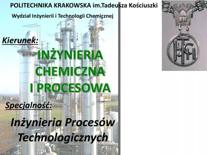 in ynieria chemiczna i procesowa