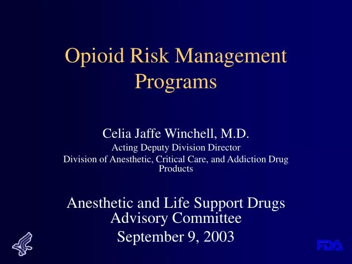 opioid risk management programs
