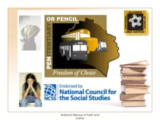 NAFJ has introduced PEN OR PENCIL to help youth and adults learn history while addressing juvenile justice problems.