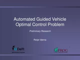 Automated Guided Vehicle Optimal Control Problem