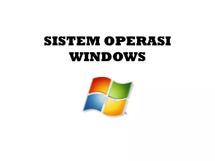sistem operasi windows