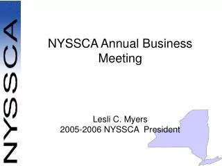 NYSSCA Annual Business Meeting
