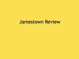 Jamestown Review