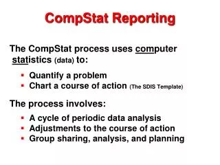CompStat Reporting