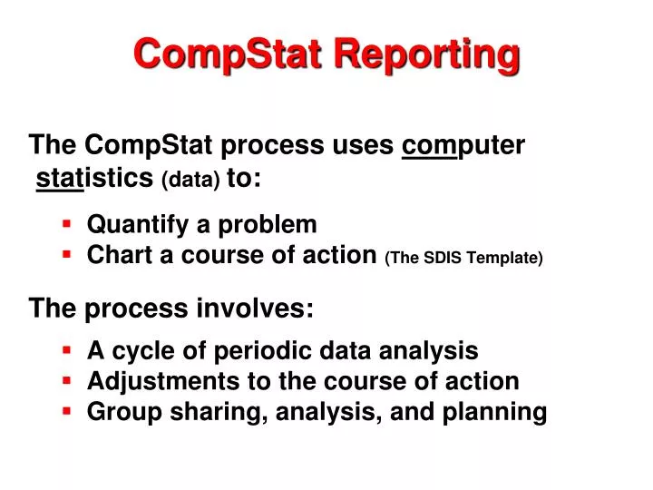 compstat reporting