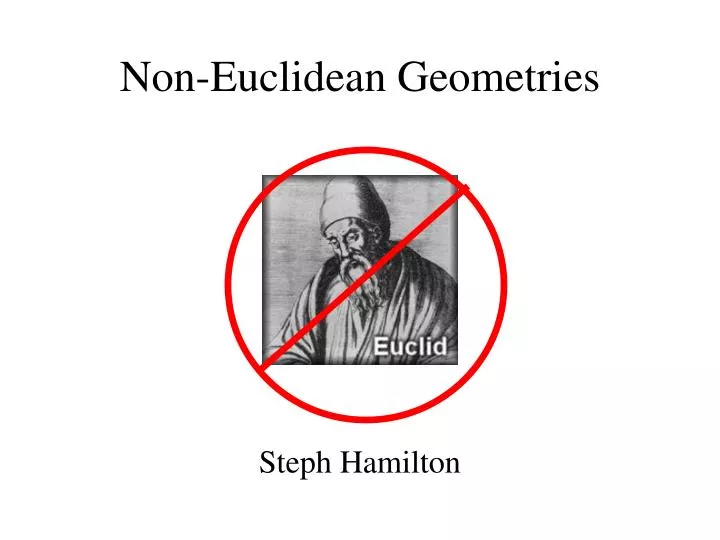 non euclidean geometries