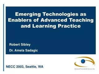 Emerging Technologies as Enablers of Advanced Teaching and Learning Practice