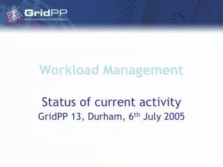 Workload Management