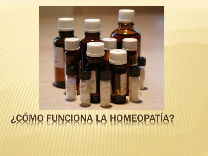 c mo funciona la homeopat a