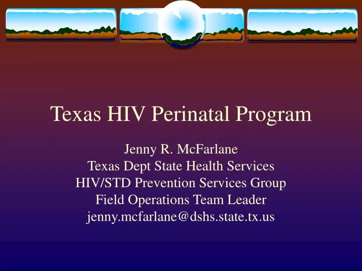 texas hiv perinatal program