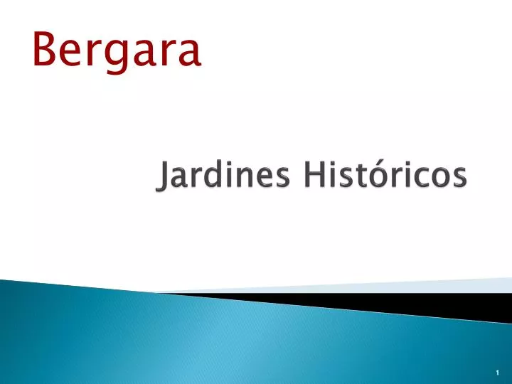 jardines hist ricos