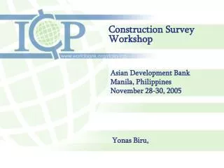 Construction Survey Workshop