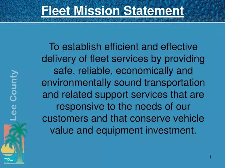 fleet mission statement