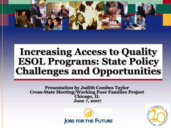 increasing access to quality esol programs state policy challenges and opportunities