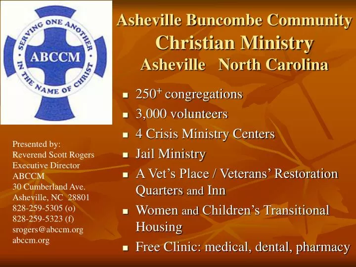 asheville buncombe community christian ministry asheville north carolina