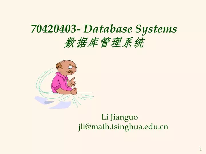 70420403 database systems