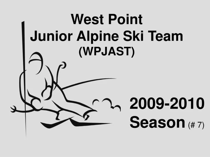 west point junior alpine ski team wpjast