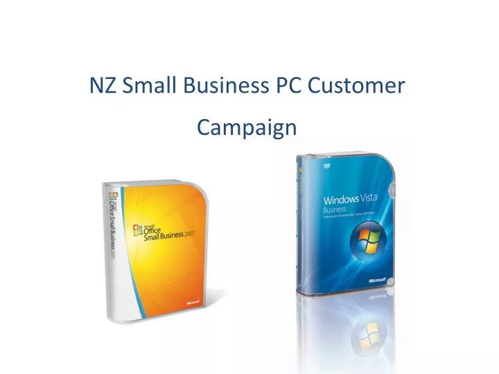 nz small business pc customer campaign