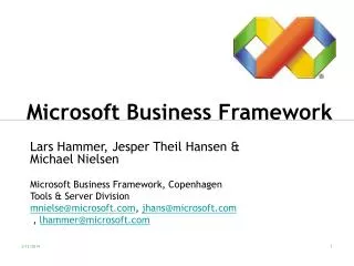 Microsoft Business Framework