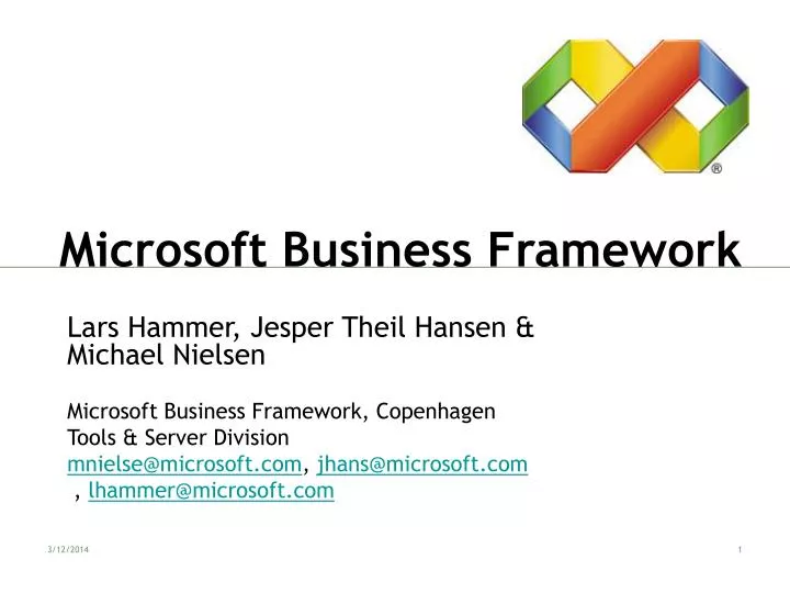 microsoft business framework